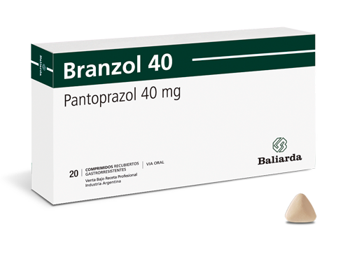 Branzol_40_Pantoprazol_20.png Branzol Pantoprazol acidez estomacal gastritis. Inhibidores de la bomba de protones Pantoprazol Pantoprazol Sódico reflujo gastroesofágico úlcera gastroduodenal Branzol