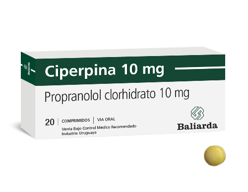 Ciperpina_10_Propranolol_10.png Ciperpina  Propranolol  angina de pecho Antihipertensivo betabloqueante Hipertensión arterial Antiarrítmico Beta-bloqueador Ciperpina Estenosis subaórtica hipertrófica Feocromocitoma Hipertiroidismo Propanolol Ritmo cardíaco irregular Temblor esencial Várices esofágicas