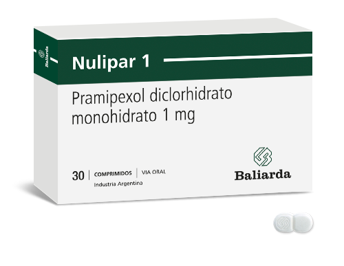 Nulipar_1_Pramipexol_20.png Nulipar Pramipexol Antiparkinsonianos Enfermedad de Parkinson Nulipar parkinsonismo Pramipexol Síndrome de las piernas inquietas temblor