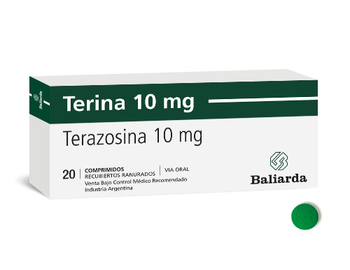 Terina_10_Terazosina_30.png Terina Terazosina alfa bloqueador antagonista alfa adrenergico antiprostatico Hiperplasia benigna de próstata hipertensión esencial prostata prostatismo Terazosina Terina